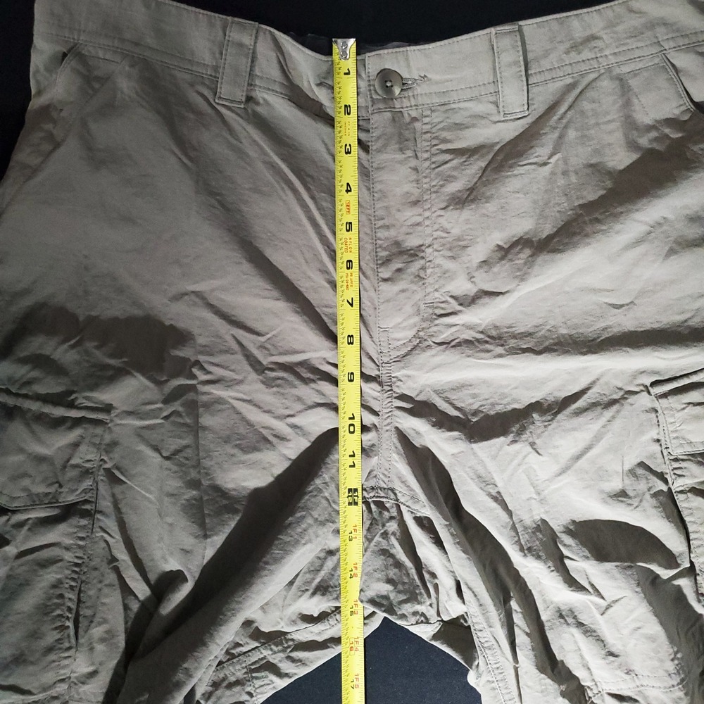 REI Cargo Pants Mens XL 32L Khaki Lightweight Hiking Outdoor Adventure Pro Wear - Picture 4 of 10